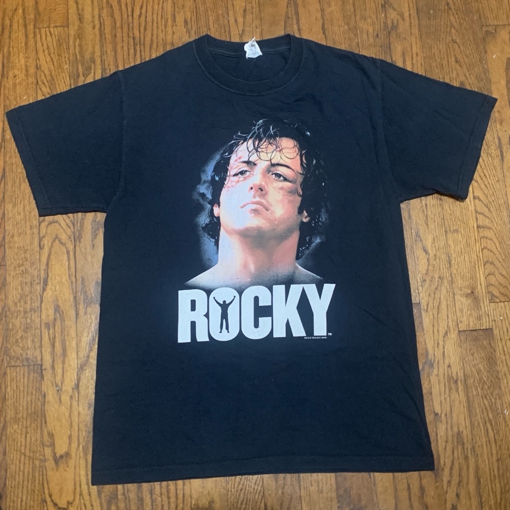 Rocky Black Graphic Tee